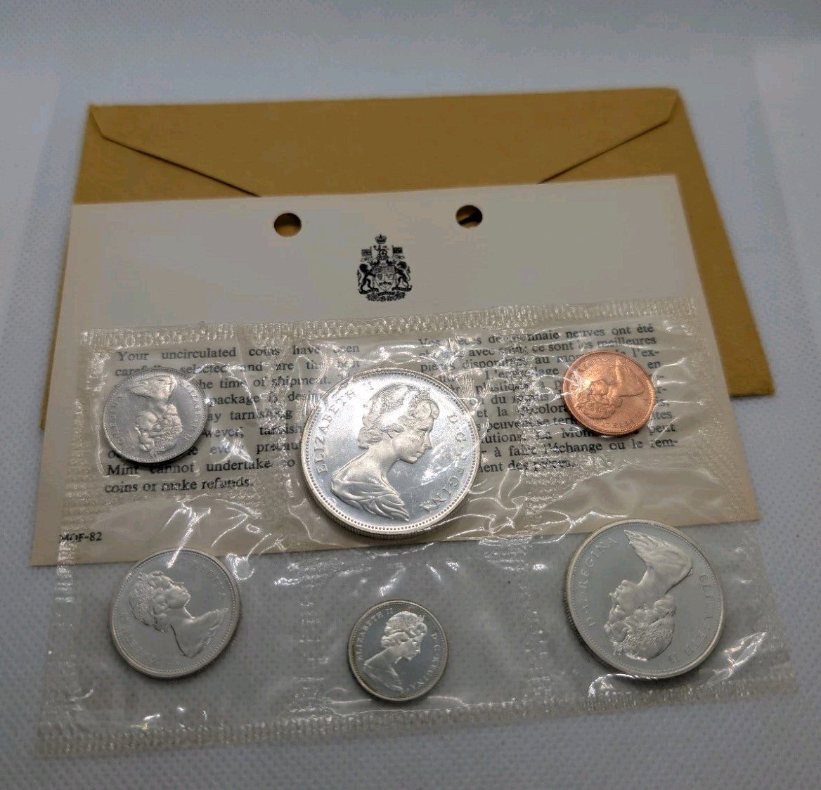 1966 Canada proof like mint set PL With original COA + Enveloppe! MINT!1