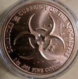 2019 Copper ZOMBUCKS, $ Two, Dying Eagle - 1 oz .999 COPPER - NumisFind