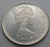 1966 80% Silver Canadian Canada Silver Dollar AU - NumisFind