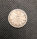 Low mintage 1900 Canada Silver Dime Heavily circulated - 0.06 oz of silver0