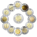 Canada Full Non-Colored Toonie $2 Dollars 12-Coin Set 2017 - 2025 - - NumisFind