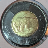 2022 Canada $2 Dollar Black Toonie UNCIRCULATED BU from Mint Roll - NumisFind