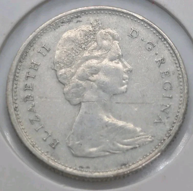 1968 Canadian Silver Quarter - 25 Cent - 0.5 SILVER - NumisFind