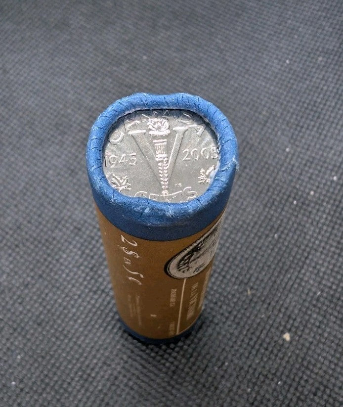 2005 CANADA 5 cent Special Wrap Roll - 60th Victory Nickel Anniversary2