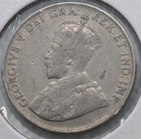 Canada Nickel 5 Cents 1923 - Circulated - Shipping Low Cost1