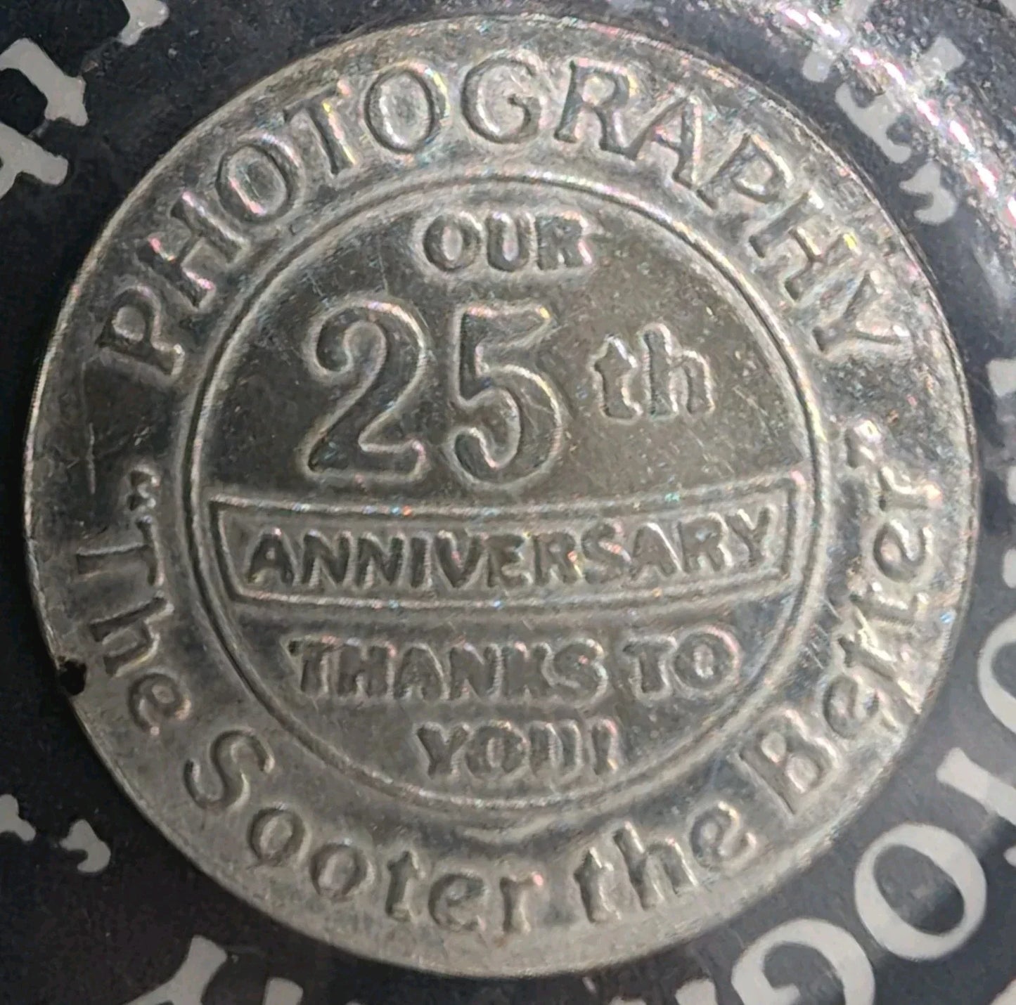 1985 Silver Medallion 1/4 Gram Pure Recovered From Film, SOOTERS - NumisFind