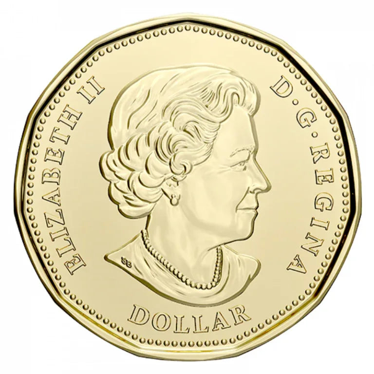 2020 Canada One Dollar 75th Anniversary of UN Charter Non Coloured Loonie Coin - NumisFind