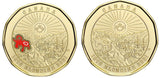 BU Canada 1896-2021 Klondike Gold Rush - Plain & Coloured - $1 dollar loonie0