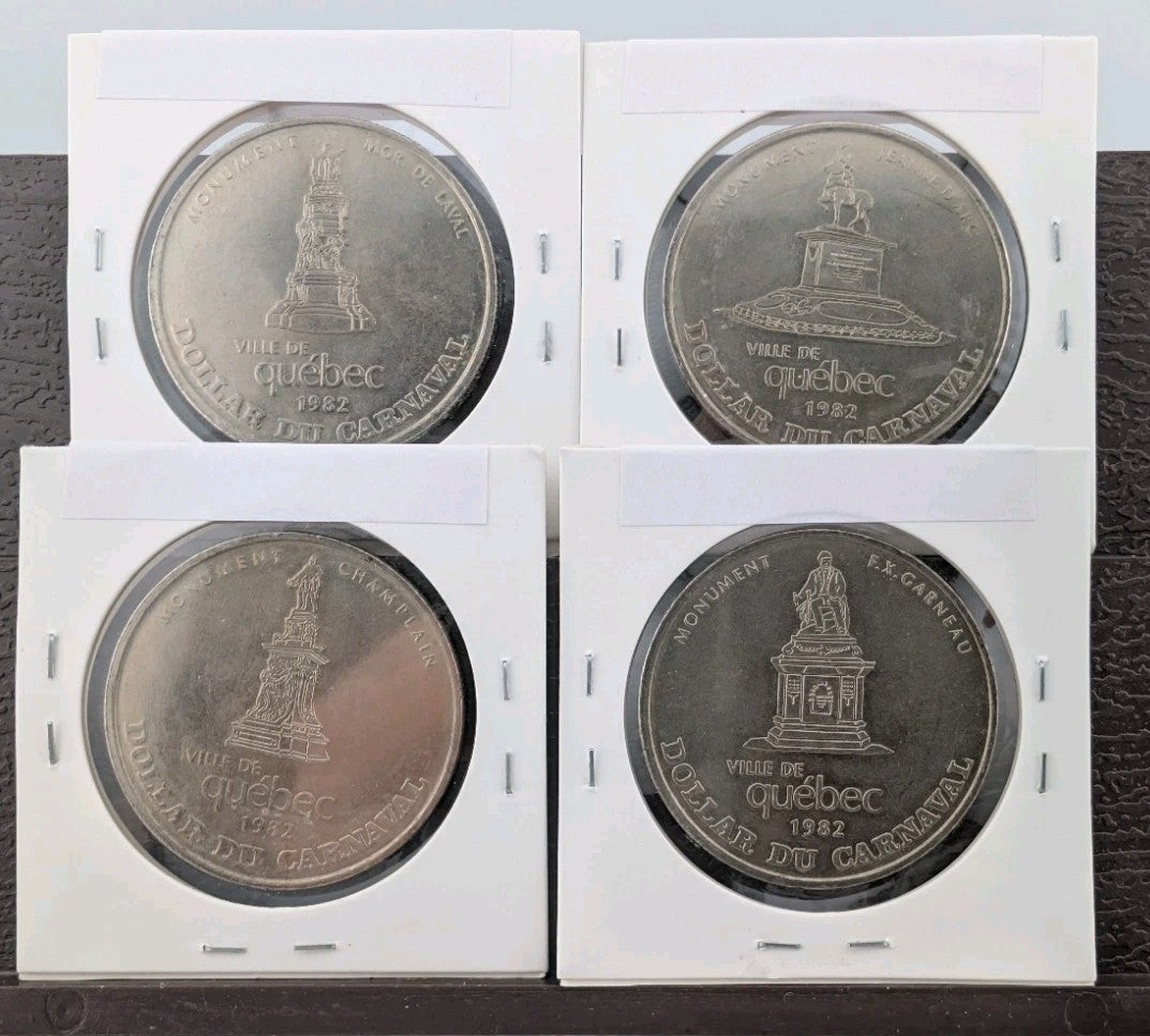 LOT OF (50) TOKENS - CARNAVAL DE QUEBEC 1981-1992 - Lots of varieties2