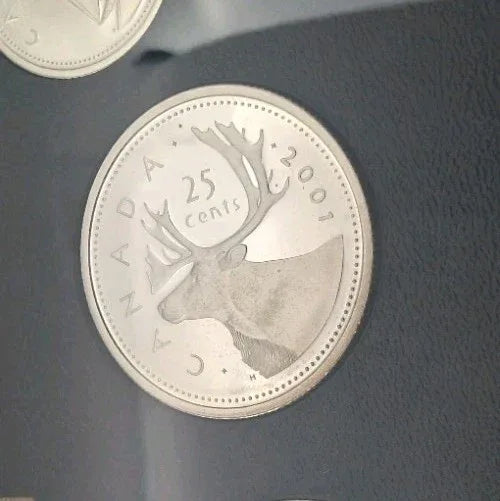 2001 Canada 8 Coin Proof Set With Special Edition Silver Dollar - NumisFind