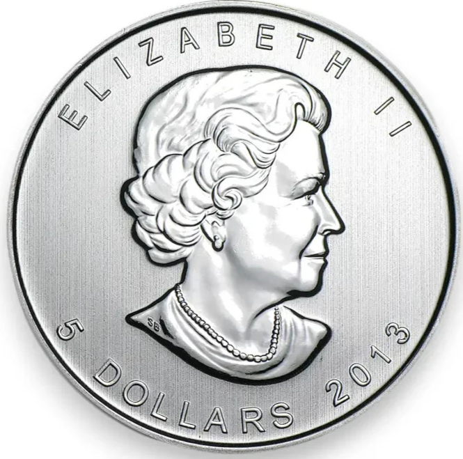 2013 Canada $5 Dollars 1oz .9999 Silver BU Buffalo Wildlife Series Coin1