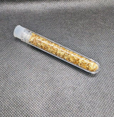 24k Gold flakes in vial - not enough to weight - For decoration/design0