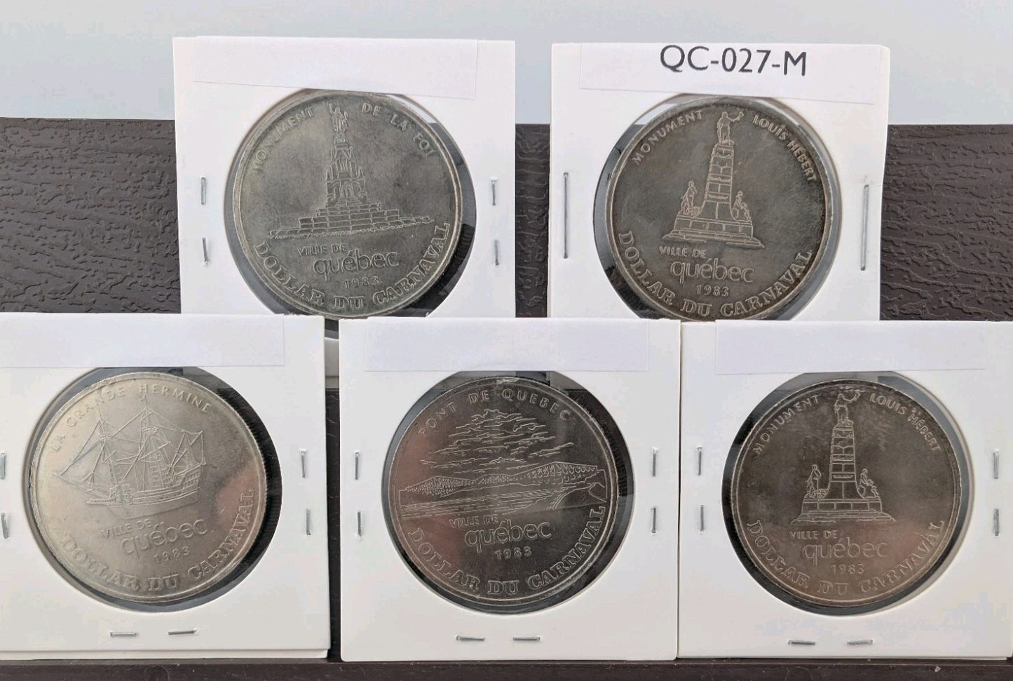 LOT OF (50) TOKENS - CARNAVAL DE QUEBEC 1981-1992 - Lots of varieties3