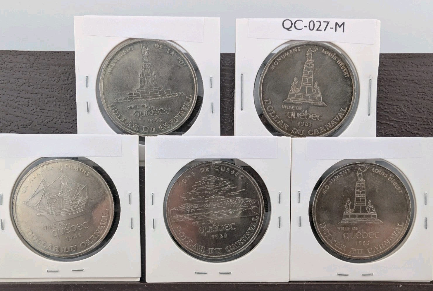 LOT OF (50) TOKENS - CARNAVAL DE QUEBEC 1981-1992 - Lots of varieties3