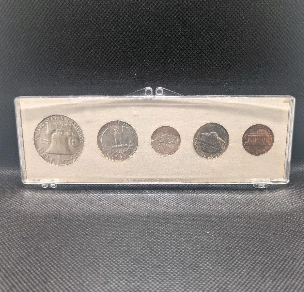 USA 1963 Silver Coins Year Set Uncirculated  w/90% Silver mint set US1
