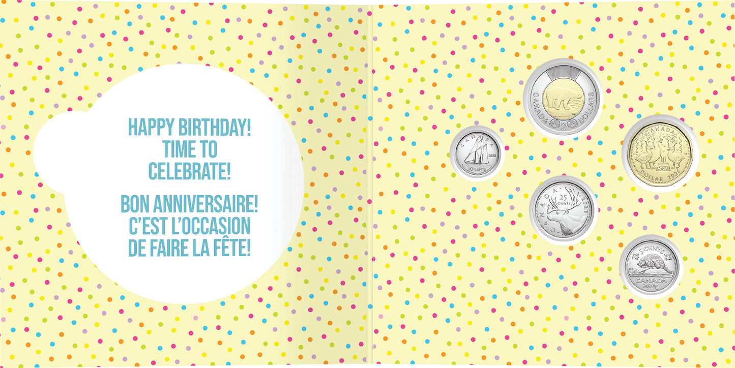 2026 Canada Birthday Gift Set – Royal Canadian Mint RCM Coin Set Keepsake3