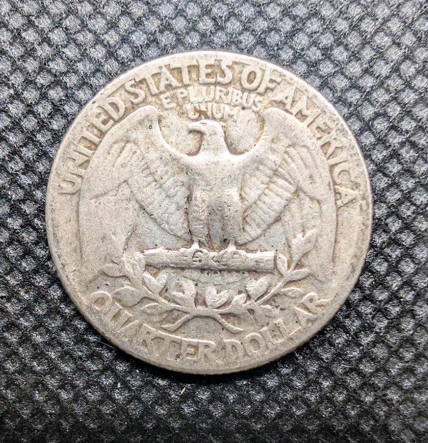 1944 Washington US Quarter 25c Coin 0.9 Silver Coin - NumisFind