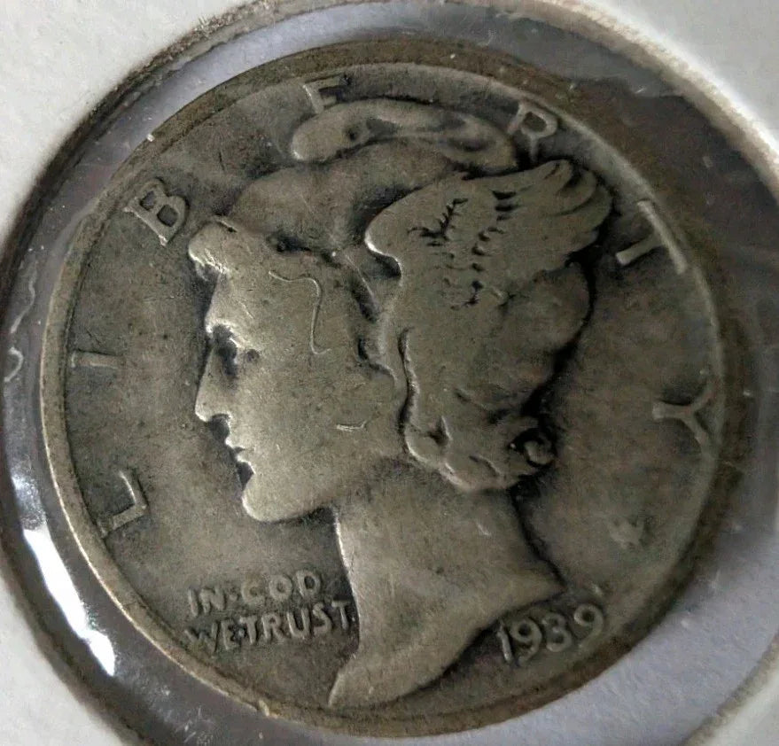 Mercury dime lot of 6, 1937 To 1942. No Mint Mark Except 1938-S 90% silver coins - NumisFind