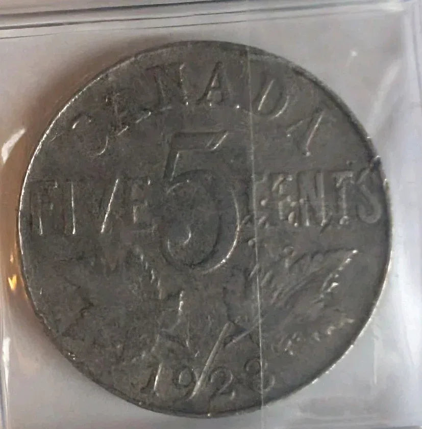 CANADA 1922 1923 1924 / 3 x NICKEL GEORGE V 5 CENT COIN LOT - NumisFind