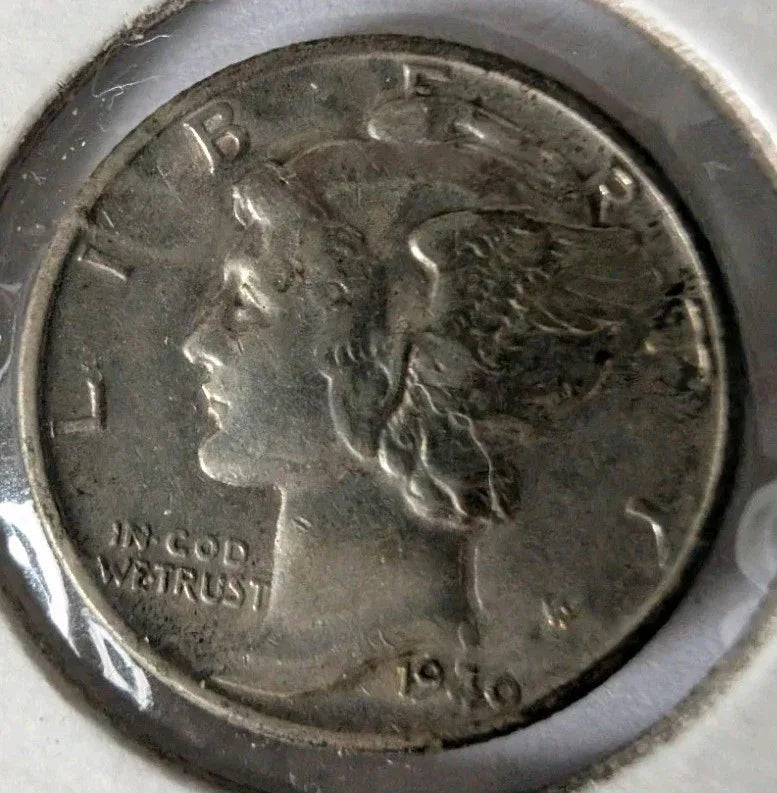 Mercury dime lot of 6, 1937 To 1942. No Mint Mark Except 1938-S 90% silver coins - NumisFind