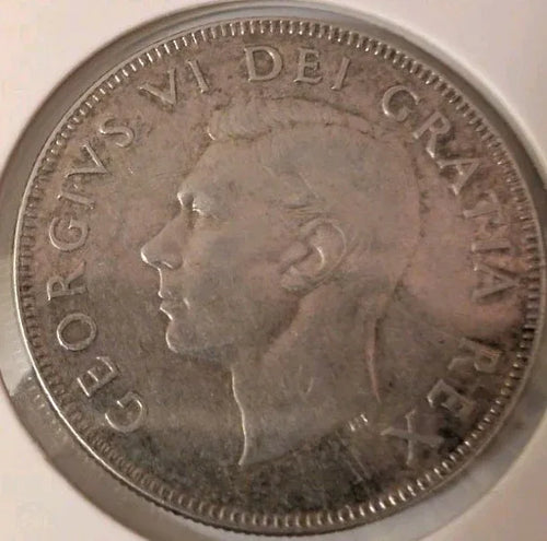 1950 Canada SILVER Half Dollar HALF DESIGN Fifty Cents BETTER Coin 50 Cents 50c - NumisFind
