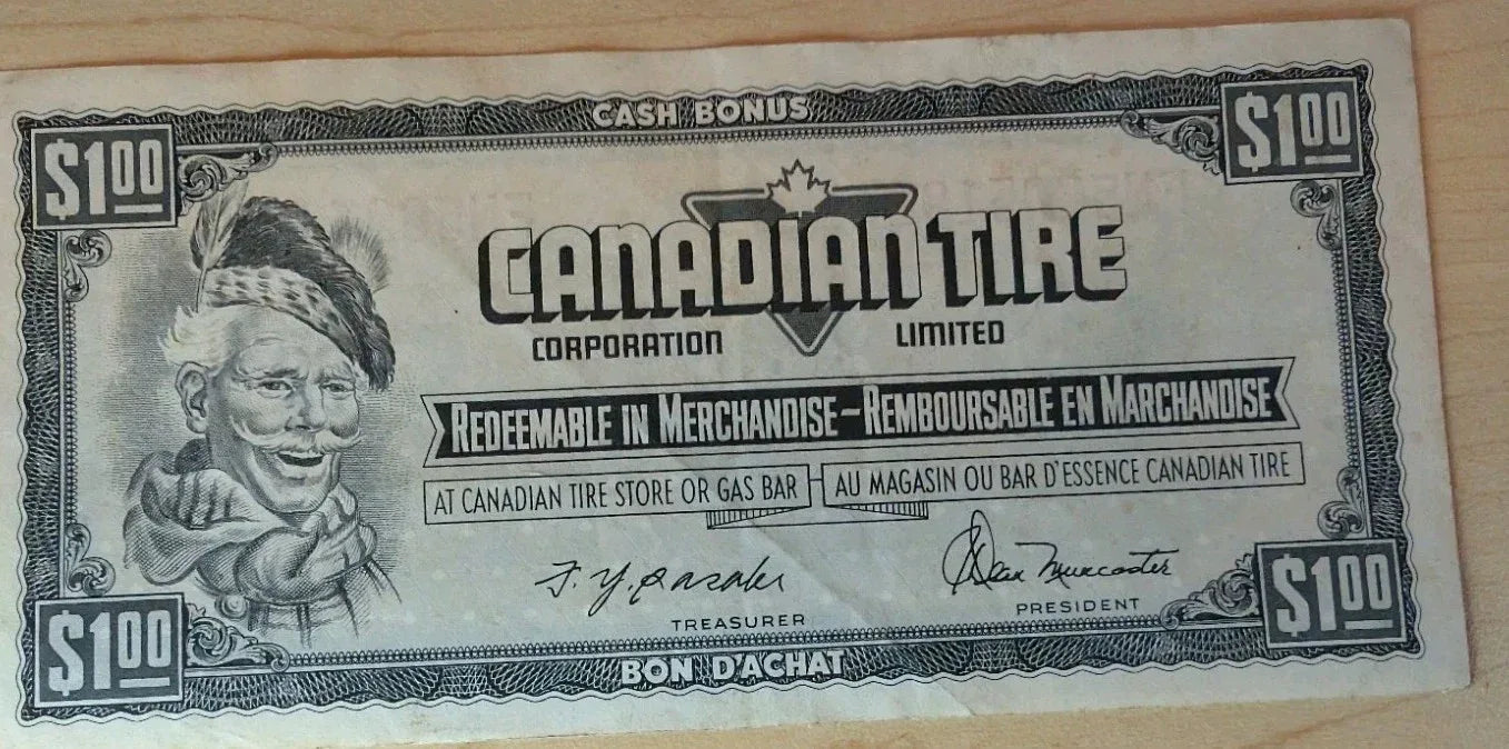 Canadian Tire Money, $1 note - NumisFind