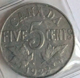 CANADA 1922 1923 1924 / 3 x NICKEL GEORGE V 5 CENT COIN LOT - NumisFind